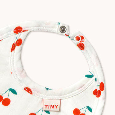 ★DROP2★2026SS★tinycottons タイニーコットンズ Cherries Bib off-white SS26-485