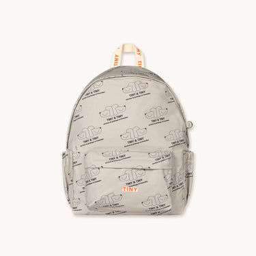 ★DROP1★2026SS★tinycottons タイニーコットンズ Tiny & Tiny Backpack dark vanilla SS26-497