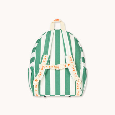 ★DROP1★2026SS★tinycottons タイニーコットンズ Emerald Stripes Backpack emerald SS26-501