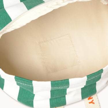 ★DROP1★2026SS★tinycottons タイニーコットンズ Emerald Stripes Backpack emerald SS26-501