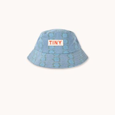 ★DROP2★2026SS★tinycottons タイニーコットンズ Blue Flowers Bucket Hat light wash denim SS26-502