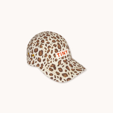 ★DROP1★2026SS★tinycottons タイニーコットンズ Animal Print Cap off-white SS26-505