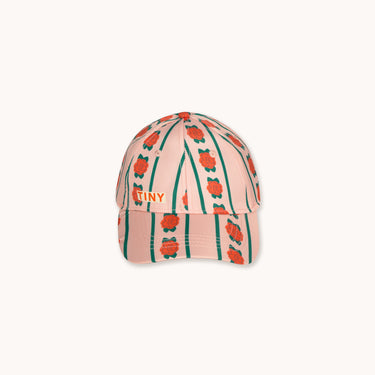 ★DROP2★2026SS★tinycottons タイニーコットンズ Rose Pattern Cap wild rose SS26-513