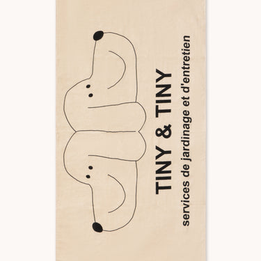 ★DROP2★2026SS★tinycottons タイニーコットンズ Tiny & Tiny Towel light cream SS26-571