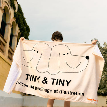 ★DROP2★2026SS★tinycottons タイニーコットンズ Tiny & Tiny Towel light cream SS26-571