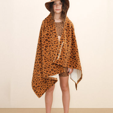 ★DROP2★2026SS★tinycottons タイニーコットンズ Mini Animal Print Towel light brown SS26-574