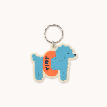 ★DROP2★2026SS★tinycottons タイニーコットンズ Poodle Key Chain light cyan SS26-590