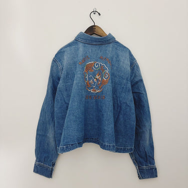 ★入荷済み★2025AW★MARET マレ ライトオンスデニムクロップドシャツ 14BL M25A13