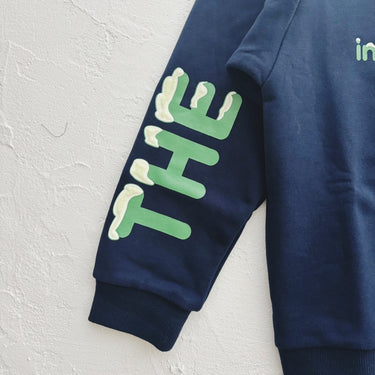 ★2025AW★THE PARK SHOP ザ パークショップ 3D SNOW CREW NAVY TPS-876