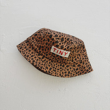 ★DROP1★2026SS★tinycottons タイニーコットンズ Mini Animal Print Bucket Hat light brown SS26-508
