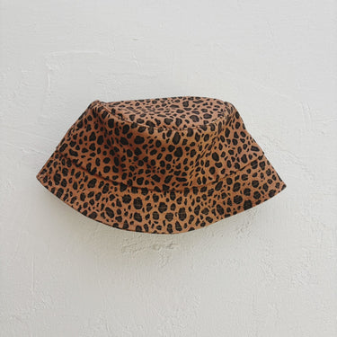 ★DROP1★2026SS★tinycottons タイニーコットンズ Mini Animal Print Bucket Hat light brown SS26-508
