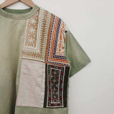★入荷済み★2026SS★MARET マレ 刺繍パーツドッキングT M236S76