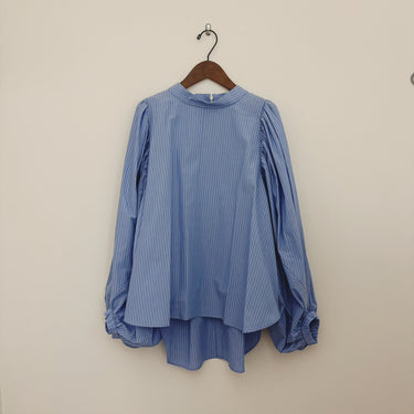 ★2026SS★STELLA CIFFON ステラシフォン COTTON POPLIN VOLUME Blouse ST1-26404