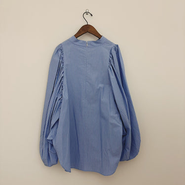 ★2026SS★STELLA CIFFON ステラシフォン COTTON POPLIN VOLUME Blouse ST1-26404