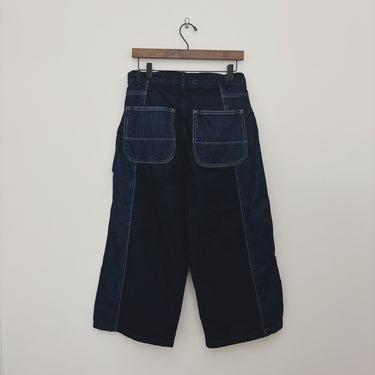 ★入荷済み★2026SS★MARET マレ ライトオンスデニムワイドリメイククロップドパンツ M236S43