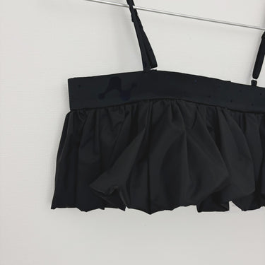 ★2026AW★PoI ポィ flocky satin skirt bustier black 262-FS04