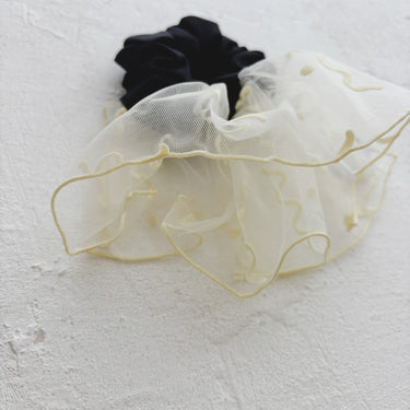 ★2026AW★PoI ポィ Tulle scrunchie シュシュ