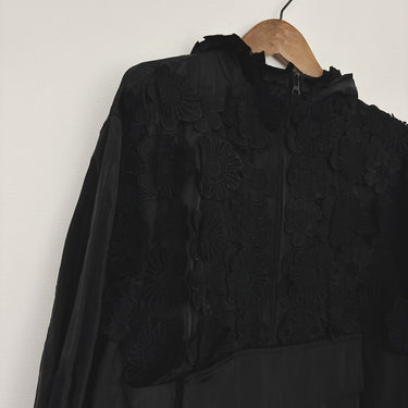 ★入荷済み★2026AW★THOMAS MAGPIE トーマスマグパイ Memory Taffeta×Lace Black 2263501