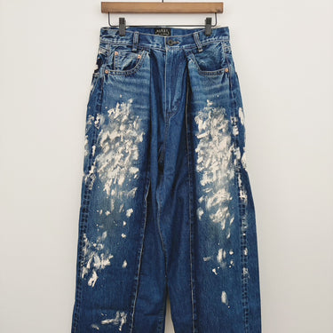 ★入荷済み★2026AW★MARET マレ セルビッチデニムワイドタックパンツ 44BL M246A44
