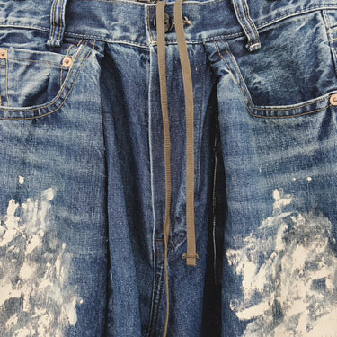★入荷済み★2026AW★MARET マレ セルビッチデニムワイドタックパンツ 44BL M246A44