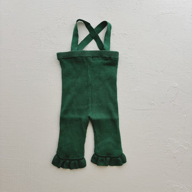 süß ジュース Frilled Knit Unitard green 0000-0530