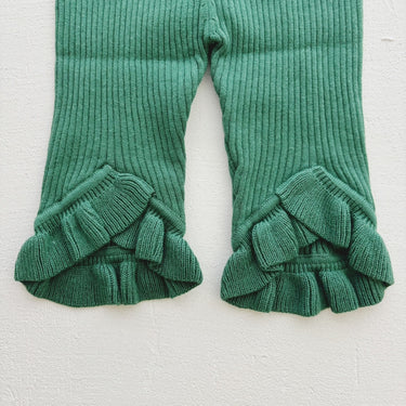 süß ジュース Frilled Knit Unitard green 0000-0530