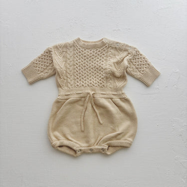 süß ジュース Cocoon Cable Pullover ecru 0000-0606