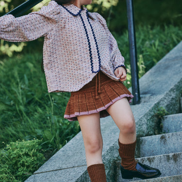 ★DROP2★2026AW★Misha & Puff ミーシャアンドパフ SKATING POND SKIRT NUTMEG K1353F26-221