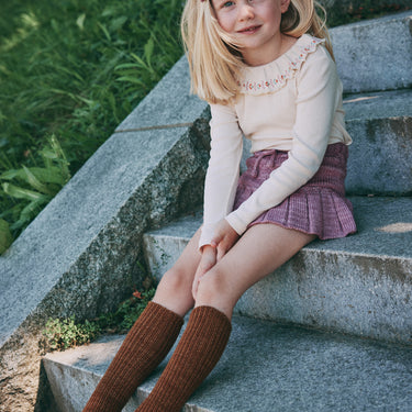 ★DROP2★2026AW★Misha & Puff ミーシャアンドパフ SKATING POND SKIRT ANTIQUE ROSE K1003F26-670