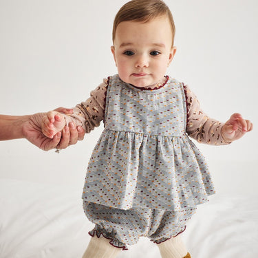 ★DROP2★2026AW★Misha & Puff ミーシャアンドパフ BABY HANA TOP MARINE BLUE CELEBRATION B5211F26-1DD