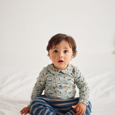 ★DROP1★2026AW★Misha & Puff ミーシャアンドパフ BABY PETIT COLLAR ONESIE ONSEN CIRCUS B3133F26-1E8
