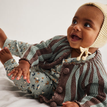 ★DROP2★2026AW★Misha & Puff ミーシャアンドパフ BABY POINTY PEAK HAT SHORTBREAD B1072F26-1AA