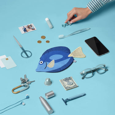 Donfisher ドンフィッシャー Surgeon Case Blue 魚ポーチ ブルー サージョンフィッシュ