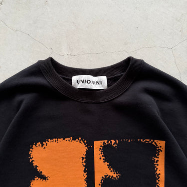 ★入荷済み★2026AW★UNIONINI ユニオニーニ big sweat shirt black TR-030
