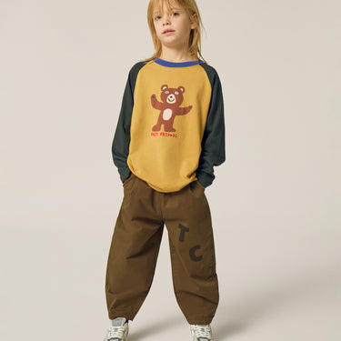 ★2026AW★The Campamento カンパメント Bear Color Block Tshirt YELLOW TC-AW26-23