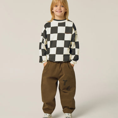 ★2026AW★The Campamento カンパメント Checked Sweatshirt ECRU TC-AW26-55
