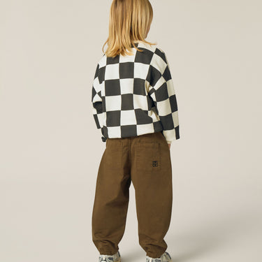 ★2026AW★The Campamento カンパメント Checked Sweatshirt ECRU TC-AW26-55