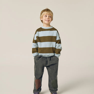 ★2026AW★The Campamento カンパメント Green Stripes Sweatshirt GREEN TC-AW26-53