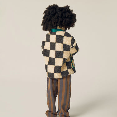 ★2026AW★The Campamento カンパメント Checked Teddy Jacket ECRU TC-AW26-118