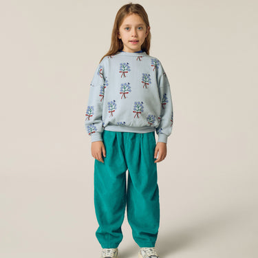 ★2026AW★The Campamento カンパメント Bouquets Light Blue Sweatshirt LIGHT BLUE TC-AW26-39