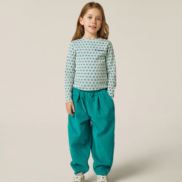 ★2026AW★The Campamento カンパメント Flowers and Stripes Tshirt LIGHT BLUE TC-AW26-14