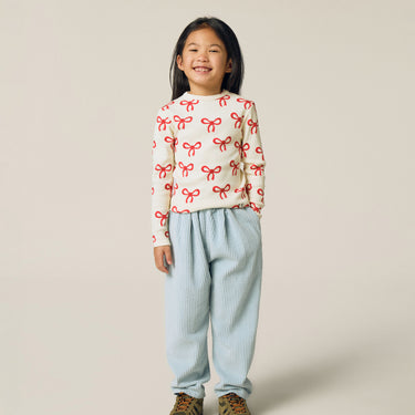 ★2026AW★The Campamento カンパメント Big Bows Tshirt ECRU TC-AW26-17