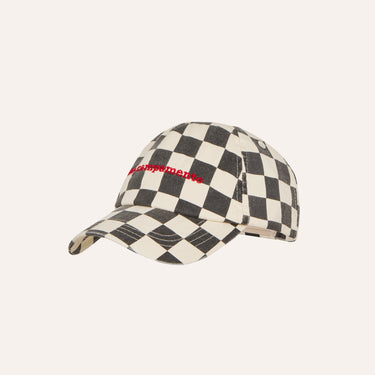 ★2026AW★The Campamento カンパメント Checked Cap ECRU TC-AW26-134