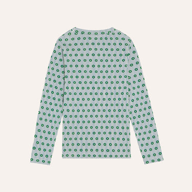 ★2026AW★The Campamento カンパメント Flowers and Stripes Tshirt LIGHT BLUE TC-AW26-14