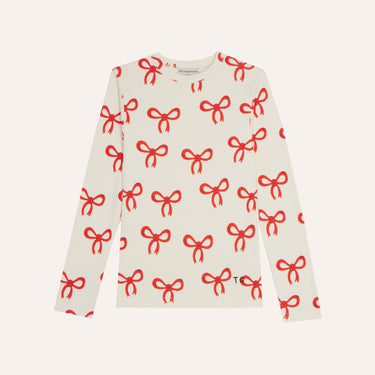 ★2026AW★The Campamento カンパメント Big Bows Tshirt ECRU TC-AW26-17