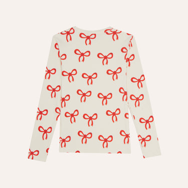 ★2026AW★The Campamento カンパメント Big Bows Tshirt ECRU TC-AW26-17