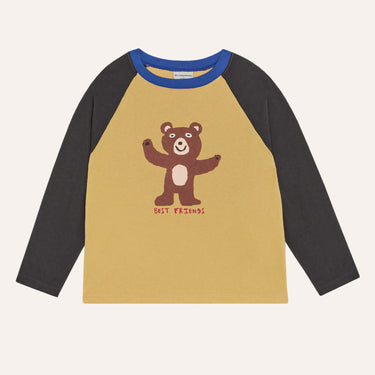 ★2026AW★The Campamento カンパメント Bear Color Block Tshirt YELLOW TC-AW26-23