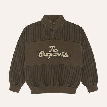 ★2026AW★The Campamento カンパメント The Campamento Stripes Sweatshirt GREEN TC-AW26-61