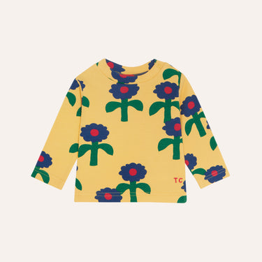 ★2026AW★The Campamento カンパメント Blue Daisies Baby Tshirt YELLOW TC-AW26-BABY-02