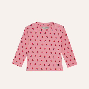 ★2026AW★The Campamento カンパメント Flowers Pink Baby Tshirt PINK TC-AW26-BABY-03